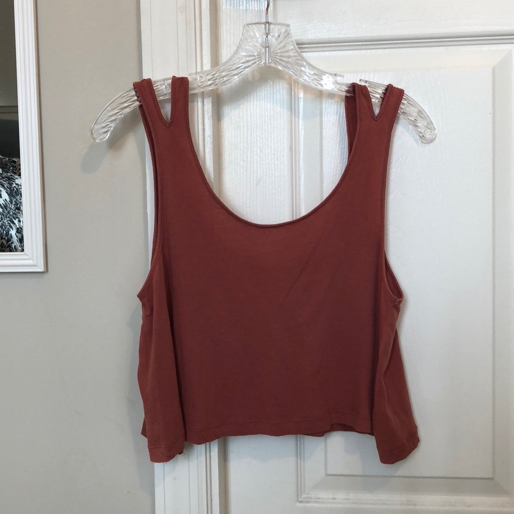 Forever 21 copper crop top size small